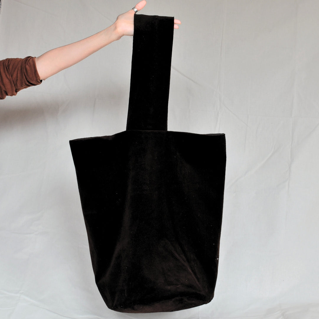 Brown cord bag